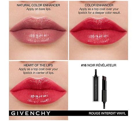 givenchy black magic lipstick|givenchy rouge interdit temptation lipstick.